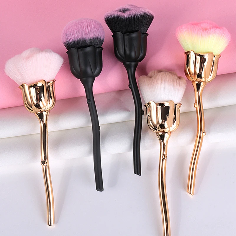 Beauty Rose Makeup - Rose Bloemvorm Losse Poeder Foundation Blush