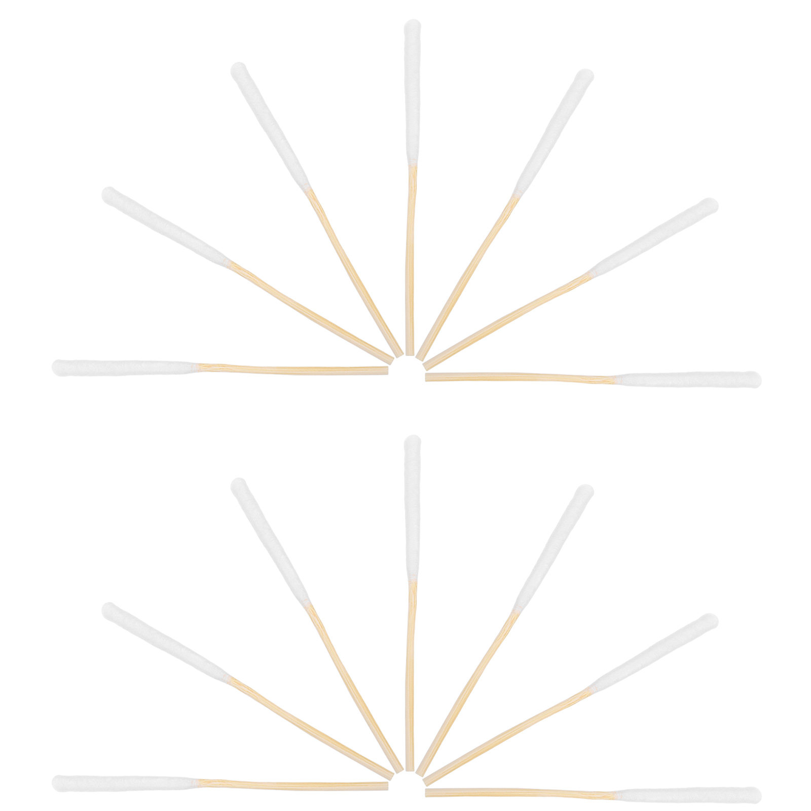 Beauty Makeup Tools - 10-packs wattenstaafjes voor gezichtsapplicatie, precisiepunt, houten