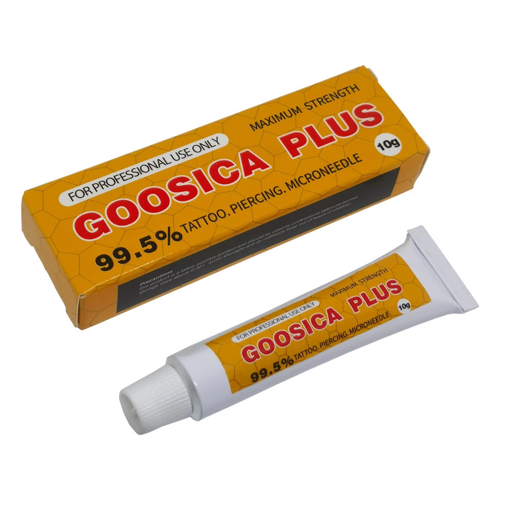 Makeup Plus Beauty - 99,5% Goosica plus Tattoo Crème Vóór
