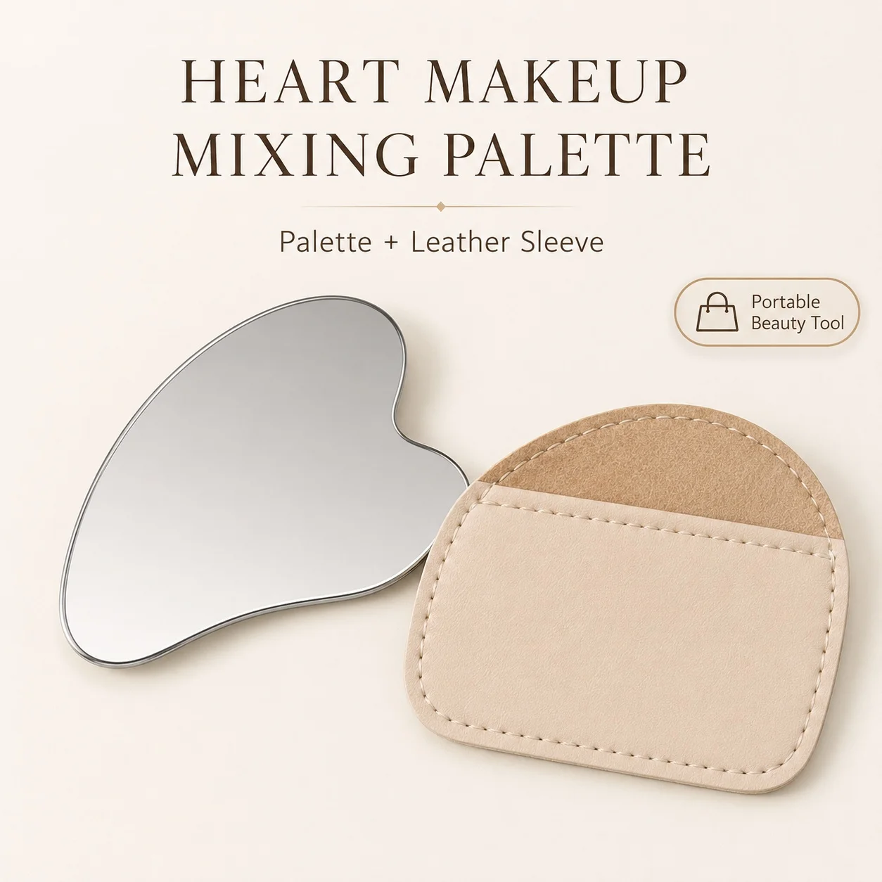 Hartvormig roestvrijstalen mak - Beauty Makeup Tools recensie en prijs