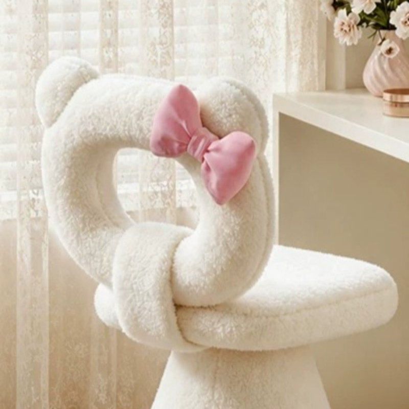 Bow Dressing Vanity Stool Roze - Beauty And Makeup recensie en prijs
