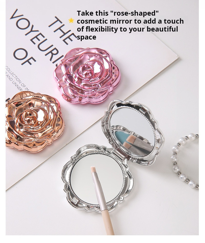 1PC Draagbare Mini Spiegel Ret - Beauty Rose Makeup recensie en prijs