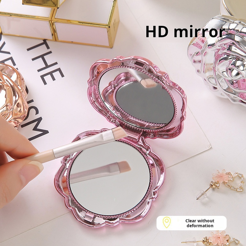 1PC Draagbare Mini Spiegel Ret - Beauty Rose Makeup recensie en prijs