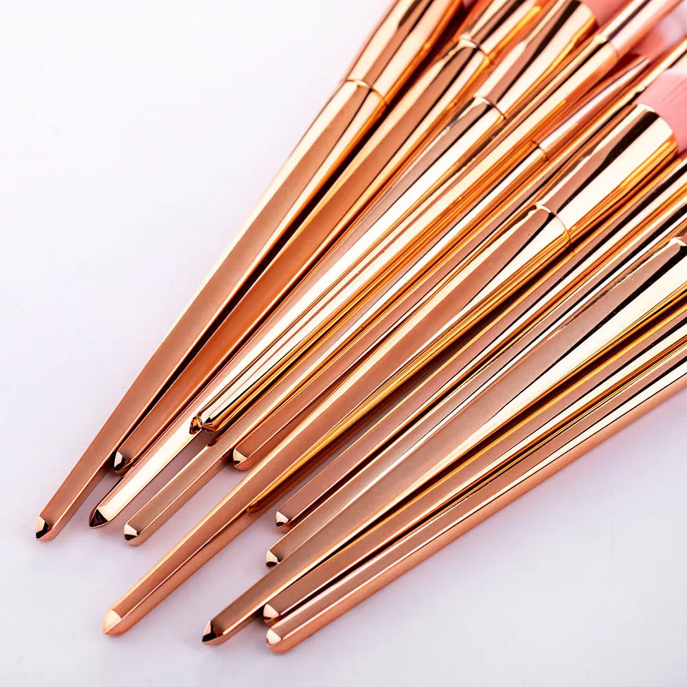 12 stks/set Rose Gold Hendel M - Beauty Rose Makeup recensie en prijs