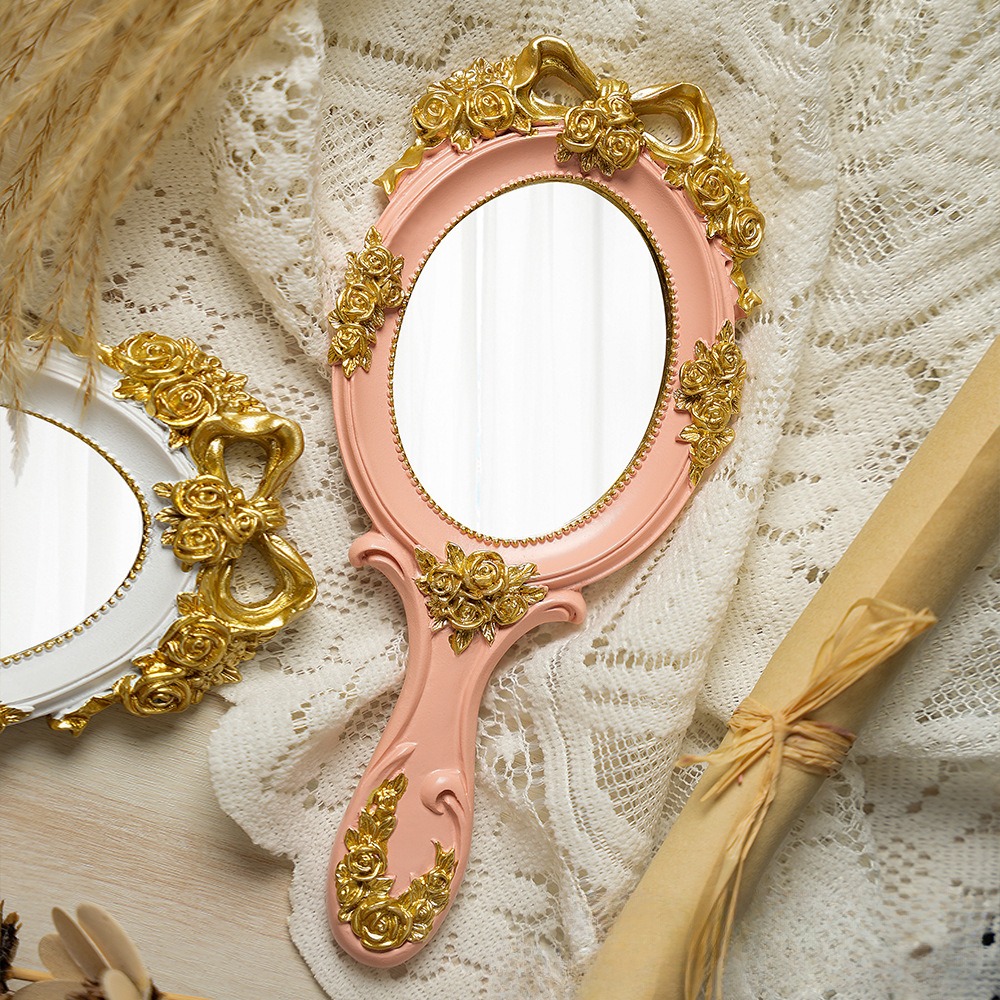 Vintage handspiegel ijdelheid  - Beauty Rose Makeup recensie en prijs