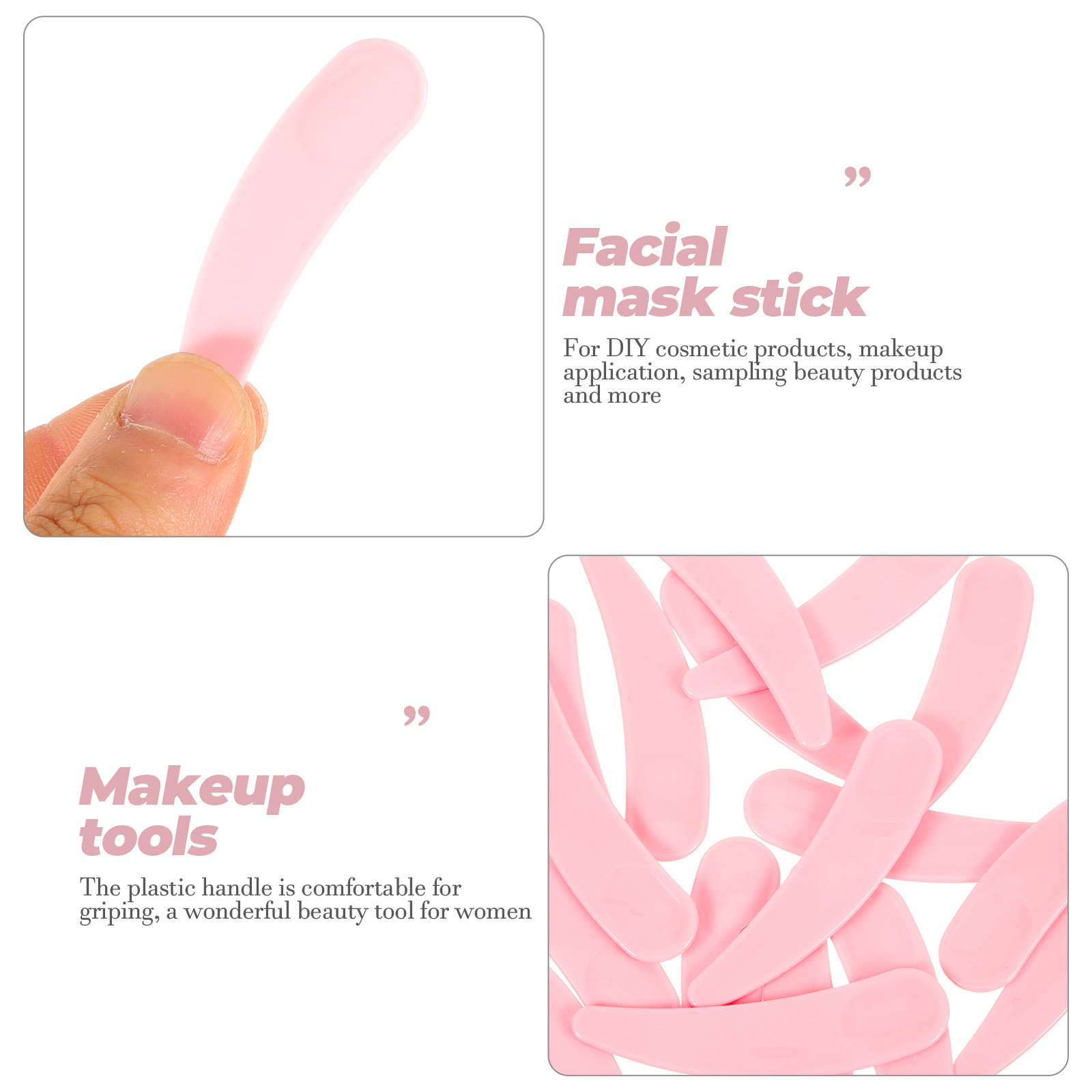 50 stuks make-up lepels, plast - Beauty Makeup Tools recensie en prijs